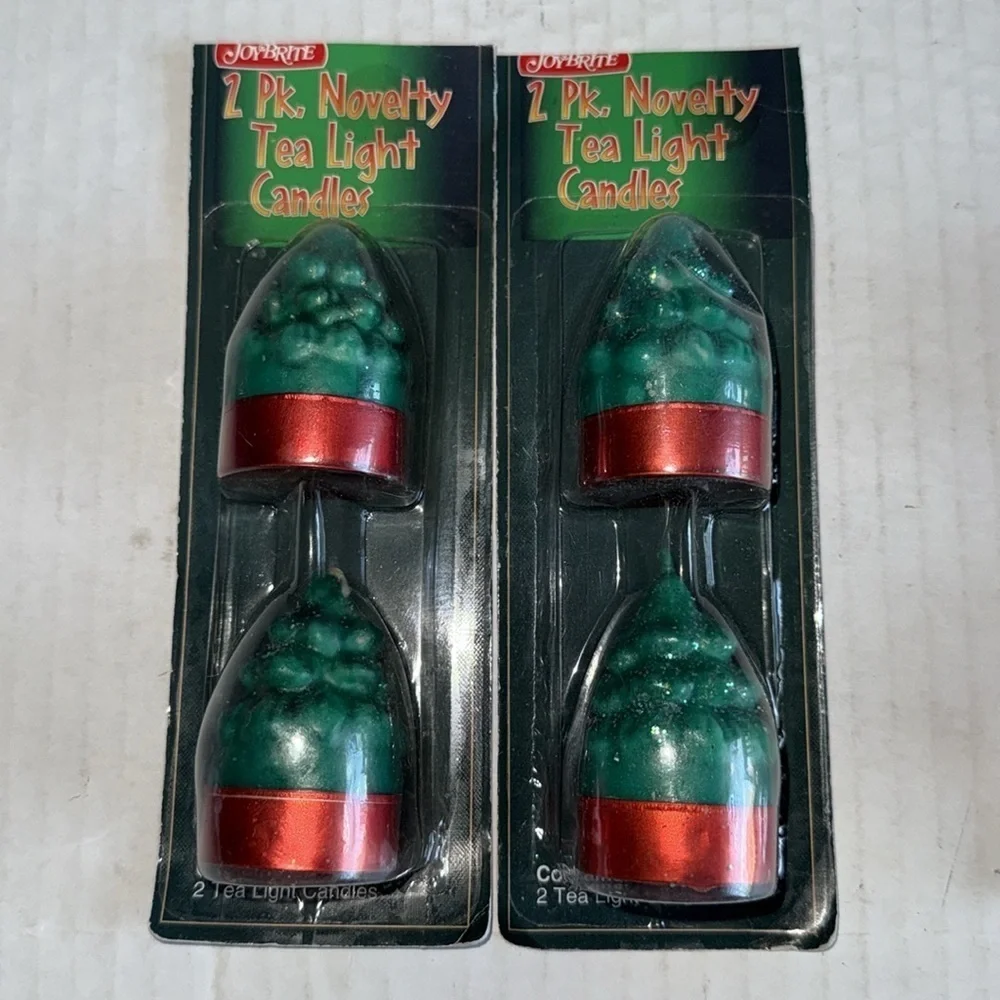 NEW Vintage JoyBrite Novelty Tea Light Candles